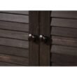 Napoli Shutter wardrobe antiqued paint door knobs detail
