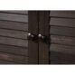 Napoli Shutter wardrobe antiqued paint door knobs detail