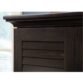 Napoli Shutter wardrobe antiqued paint louvered door detail