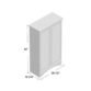 napoli-shutter-wardrobe-dimensions-diagram-overall