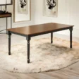 Lancaster Dining Table feature with background