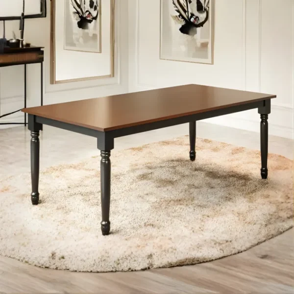 Lancaster Dining Table feature with background
