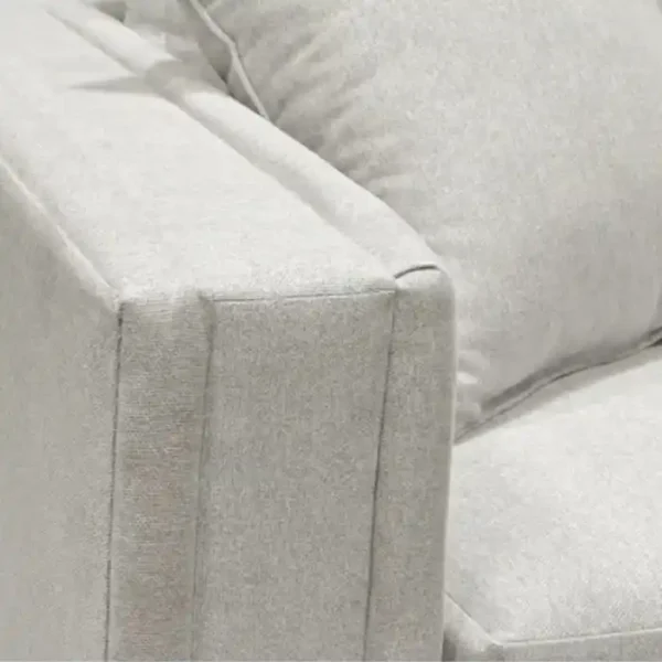 Lorenzo Square Arm Sofa (2)_ Upholstered sofa armrest close view.