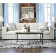 3 seater upholstered sofa in a modern living room