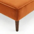 Close view of sid edge of sofa
