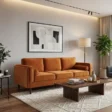 Monarc Sofa - orange_11zon