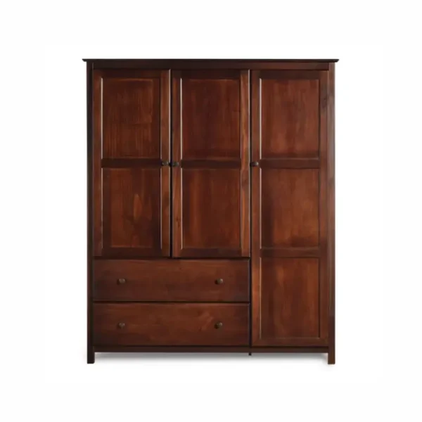Oxford Sheesham Wardrobe 4 Oxford Sheesham 3 door wardrobe in Pakistan Front View