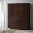Oxford Sheesham Wardrobe in Walnut Brown