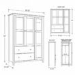 Oxford Sheesham Wardrobe dimensions diagram overall