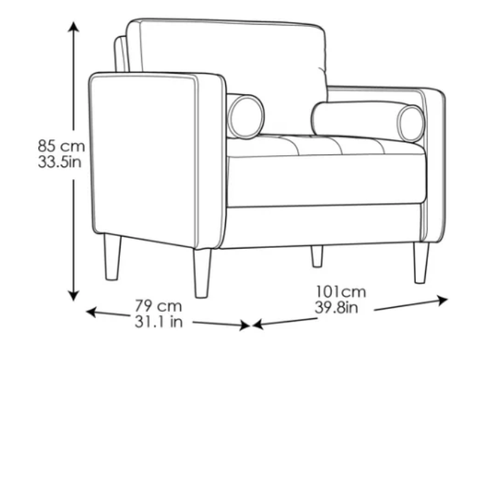 Atlas Sofa Chair dimensions