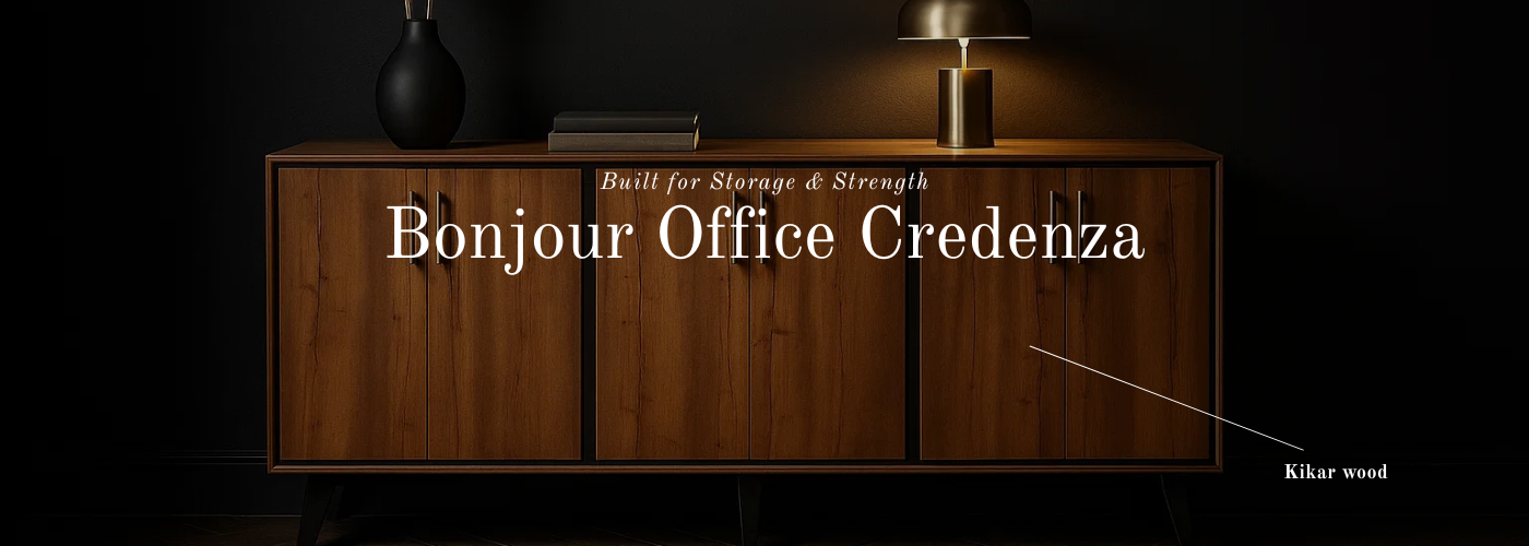 Bonjour Office Credenza banner