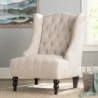 Cambridge Wingback Chair Beige 1