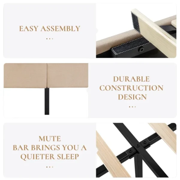 Double Bed Beige 5 Double Bed Beige 5