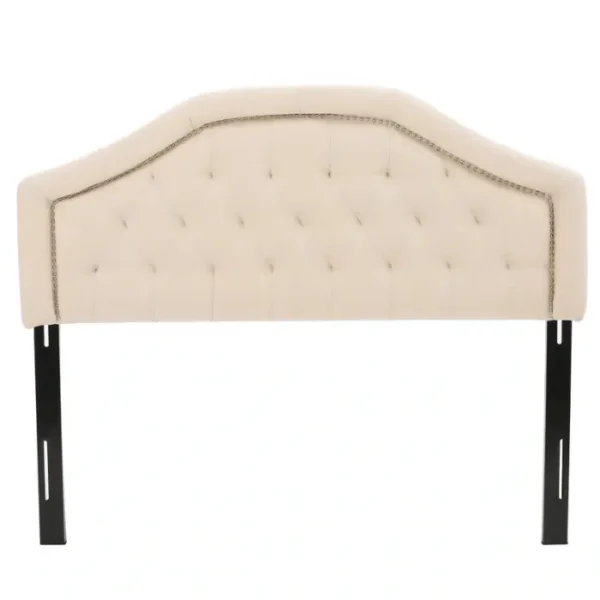 Grace Bed Headboard Beige 4 Grace Bed Headboard Beige 4