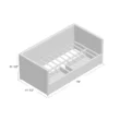 Nestora Daybed dimensions diagram, showing 79" length, 41.5" width, and 31.5" height for a detailed size reference.