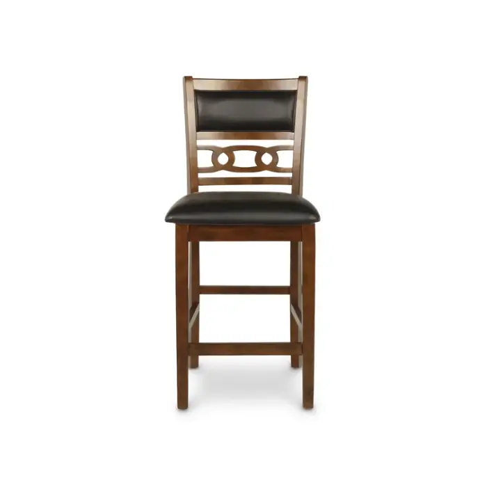 Vermont Coffee Dining Chair Set Front Side