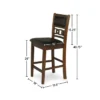 Vermont Coffee Chair Set Dimensions