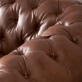 Windsor Leatherite Chesterfield Sofa Brown 4