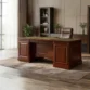 Conte Executive Desk by ROCO front view in a furnished office in Pakistan