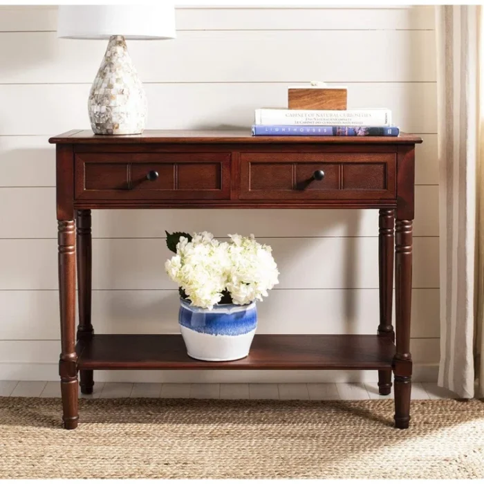 Nishat Wooden Console Table front view