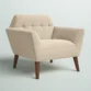 angled view of armchair