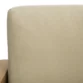 Close-up of Beige Cushion on Solterra Teak Outdoor Sofa – Water-Resistant and Plush Upholstery