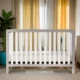 Grey Convertible Crib baby cot