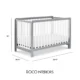 Grey Baby cot Convertible Crib dimentions