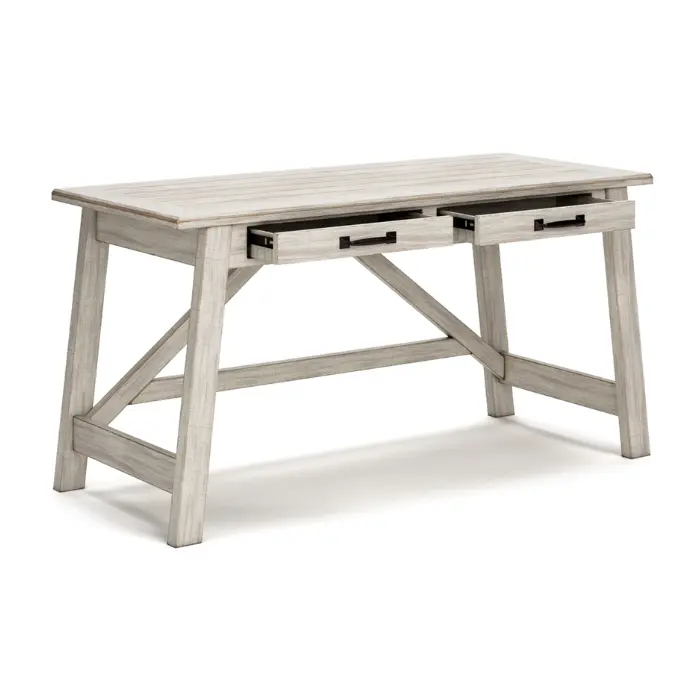 Dual Drawer Office Desk front view