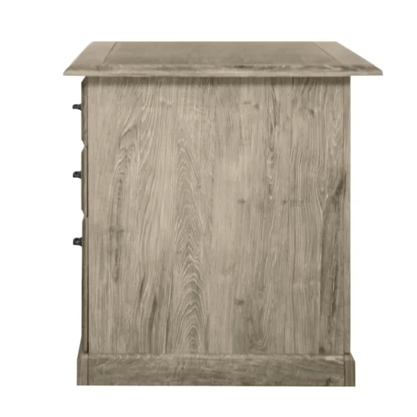 Executive 8-Drawer Workspace Desk (1) executive desk side view