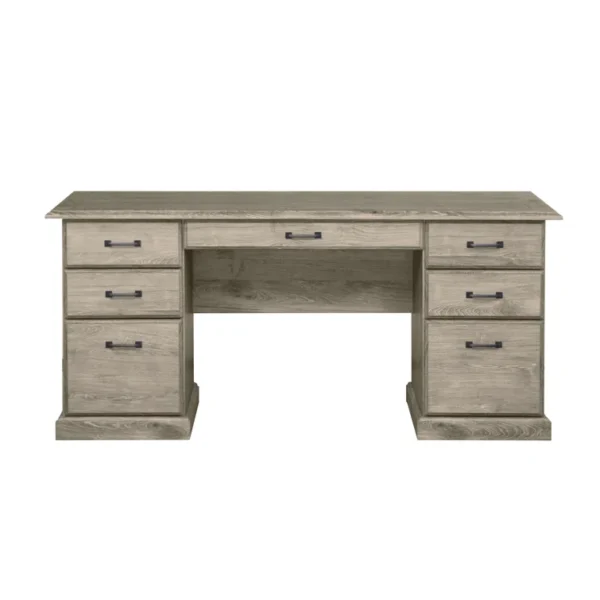 Executive 8-Drawer Workspace Desk (2) executivre desk front view.