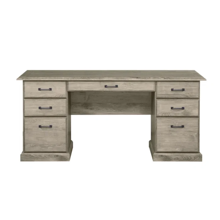 Executive 8-Drawer Workspace Desk (2) executivre desk front view.