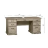 executive desk dimension image