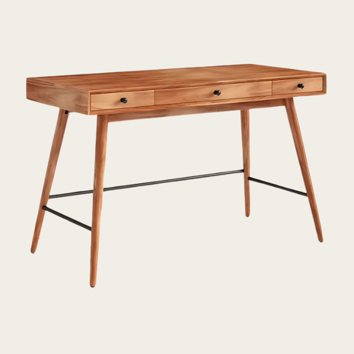 Roco Script Wooden Study Table right tilted view