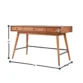 Dimensions of Roco Script 50″ Writer’s Desk with a 50-inch width, 30-inch height, and 23.75-inch depth, showcasing its clean lines and minimalist design