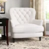 Solo Upholstered Lounge Chair white