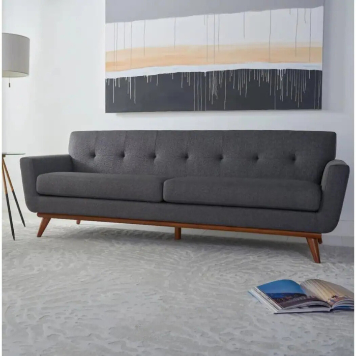 Allure Upholstered Sofa front view with BG