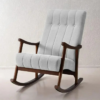 feature image of premium rocking chair in pakistan grey color