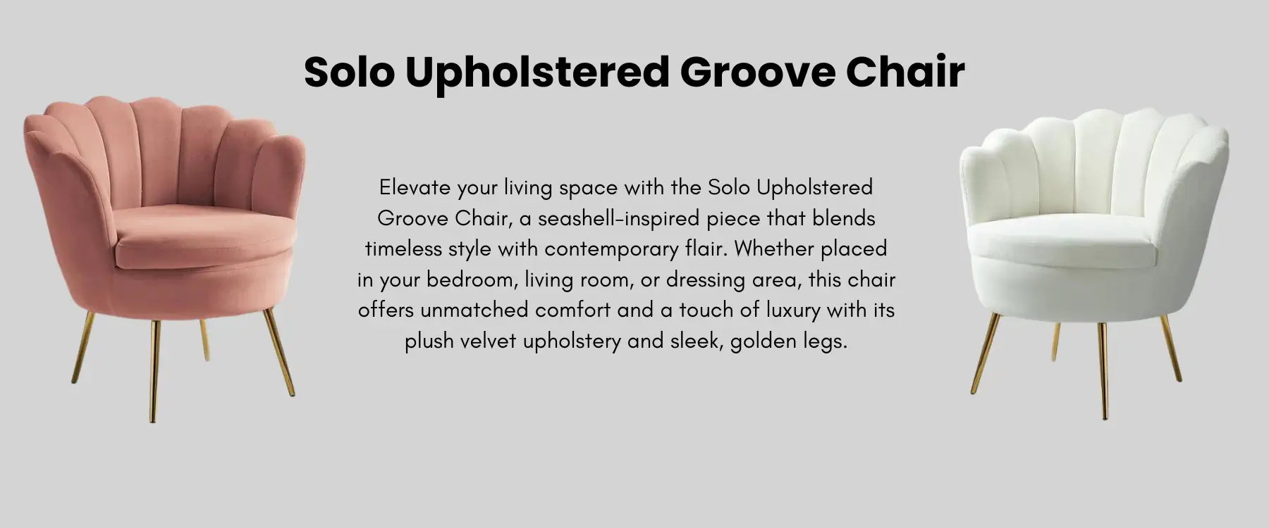 Solo Upholstered Groove Chair Desktop