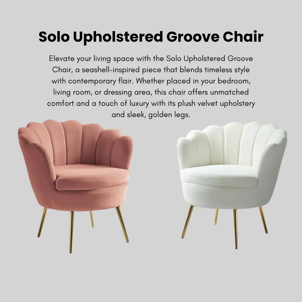 Solo Upholstered Groove Chair Mobile