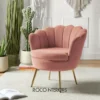 Solo Upholstered Groove Chair with background