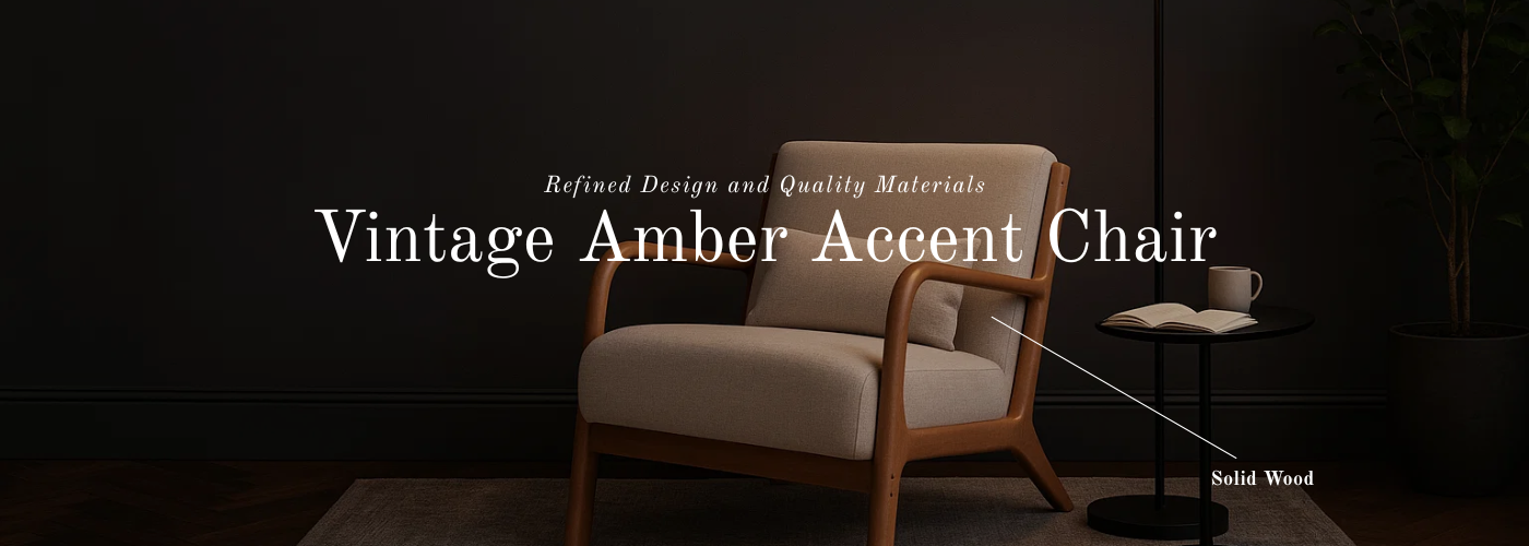 Vintage Amber Accent Chair banner