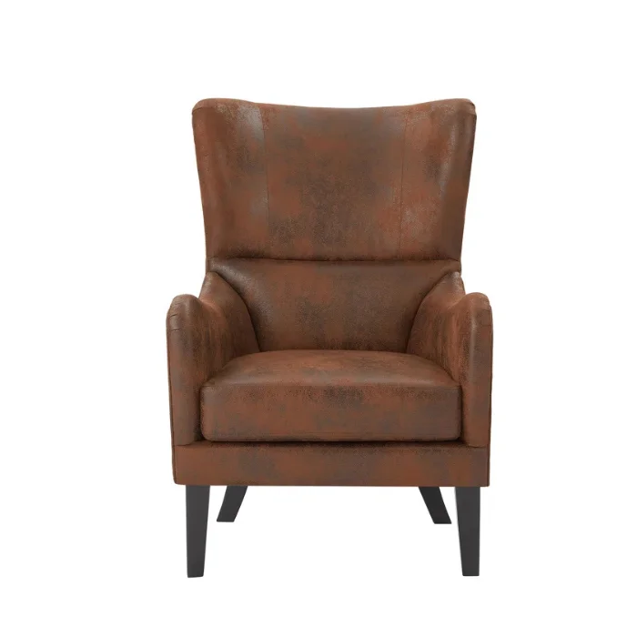 Crown Upholstered Wingback Chair Front Facing