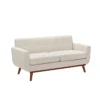 Beige Versatile Square Arm Sofa