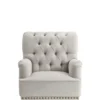 Nova Upholstered Wingback Accent Chair Front Facing