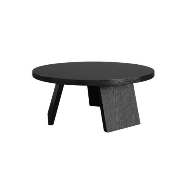 3 Urban Round Coffee Table Black