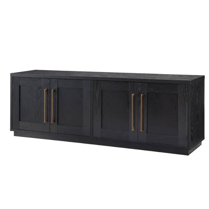 Elite Grain Media Console Black Left Facing