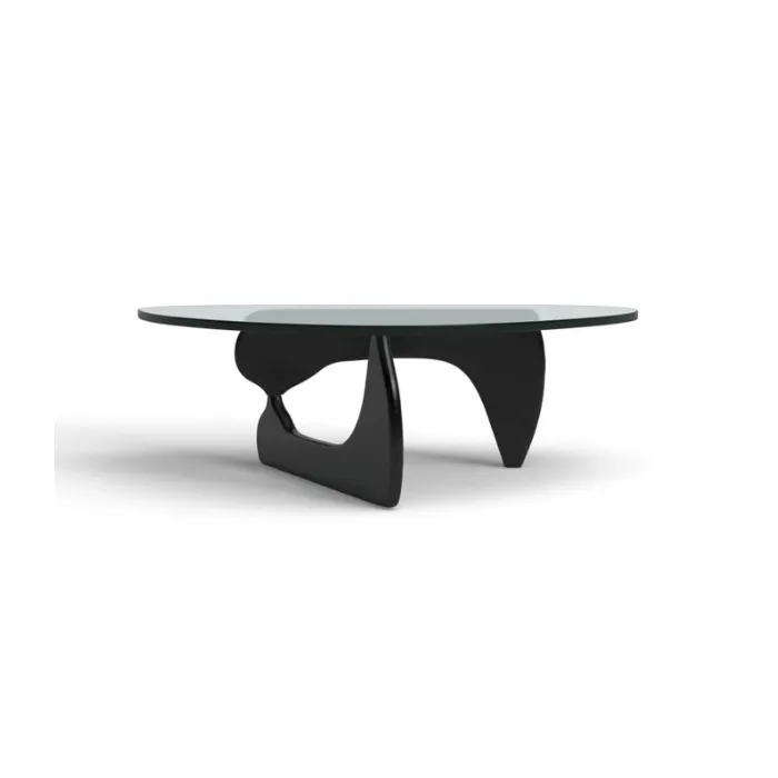 Black Serene Glass Coffee Table