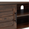 Classic Walnut TV Stand closeup