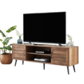 Oak Classic Walnut TV Stand